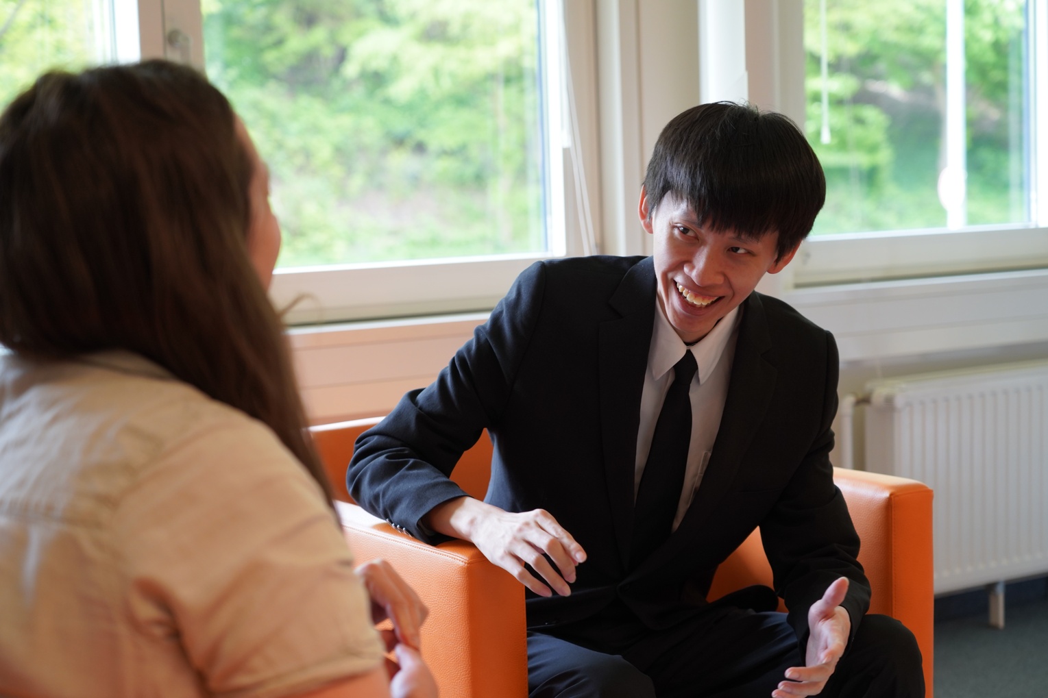 Kristin Litteck und Pin-Chen Guo im Gespräch