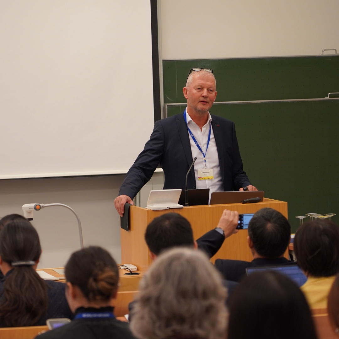 Prof. Dr. Olaf Köller welcoming participants to the Conference.