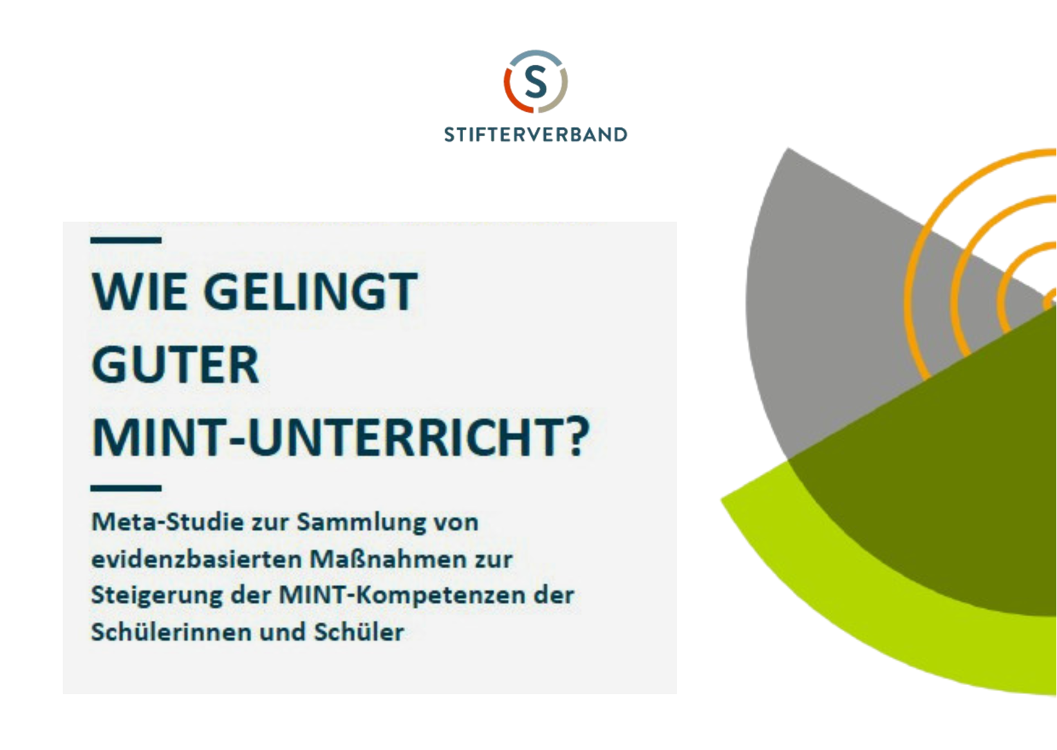 Meta-Studie des IPN und Stifterverbandes zeigt Ansätze für wirkungsvollen und effektiven  MINT-Unterricht – Ergebnisse werden am 13. April vorgestellt