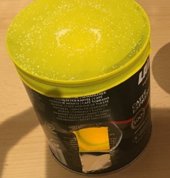 Versuchsaufbau "Tanzende Körner"